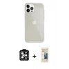 MARSİLYAN™- iPhone 14 Pro Max Kılıf Vadi Asil Prime - Siyah 6D Mat Seramik Hayalet Nano Ekran Koruyucu + PVD Metal Kamera Lens - TU