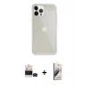 MARSİLYAN™- iPhone 14 Pro Max Kılıf Vadi Asil Prime - Siyah Bilvis 3D Mat Cam Ekran Koruyucu + Bilvis Titan Kamera Lens - SH