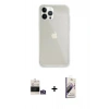 MARSİLYAN™- iPhone 14 Pro Max Kılıf Vadi Asil Prime - Siyah Bilvis 3D Mat Cam Ekran Koruyucu + Bilvis Titan Kamera Lens - GS