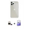 MARSİLYAN™- iPhone 14 Pro Max Kılıf Vadi Asil Prime - Siyah Bilvis 5in1 5D Magic Hayalet Cam Ekran Koruyucu + Bilvis Titan Kamera Lens - GD