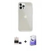 MARSİLYAN™- iPhone 14 Pro Max Kılıf Vadi Asil Prime - Siyah Bilvis 5in1 5D Magic Hayalet Cam Ekran Koruyucu + Bilvis Titan Kamera Lens - SH
