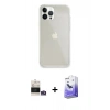 MARSİLYAN™- iPhone 14 Pro Max Kılıf Vadi Asil Prime - Siyah Bilvis 5in1 5D Magic Hayalet Cam Ekran Koruyucu + Bilvis Titan Kamera Lens - GS