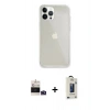 MARSİLYAN™- iPhone 14 Pro Max Kılıf Vadi Asil Prime - Siyah Bilvis Hayalet Cam Ekran Koruyucu + Bilvis Titan Kamera Lens - DNMR