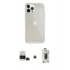 MARSİLYAN™- iPhone 14 Pro Max Kılıf Vadi Asil Prime - Siyah Bilvis Hayalet Cam Ekran Koruyucu + Bilvis Titan Kamera Lens - SH