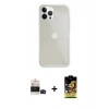 MARSİLYAN™- iPhone 14 Pro Max Kılıf Vadi Asil Prime - Siyah Buffer Cam Ekran Koruyucu + Bilvis Titan Kamera Lens - SH