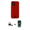 MARSİLYAN™- iPhone 14 Pro Max Kılıf Vadi Çizgi Prime - Şeffaf 360 Full Body Arka Koruyucu + Bilvis Titan Kamera Lens - GD