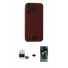MARSİLYAN™- iPhone 14 Pro Max Kılıf Vadi Çizgi Prime - Şeffaf 360 Full Body Arka Koruyucu + Bilvis Titan Kamera Lens - GS