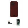 MARSİLYAN™- iPhone 14 Pro Max Kılıf Vadi Çizgi Prime - Şeffaf 360 Full Body Arka Koruyucu + Bilvis Titan Kamera Lens - GD