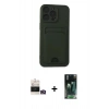 MARSİLYAN™- iPhone 14 Pro Max Kılıf Vadi Çizgi Prime - Şeffaf 360 Full Body Arka Koruyucu + Bilvis Titan Kamera Lens - GD