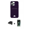 MARSİLYAN™- iPhone 14 Pro Max Kılıf Vadi Çizgi Prime - Şeffaf 360 Full Body Arka Koruyucu + Raze Metal Kamera Lens - GS