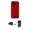 MARSİLYAN™- iPhone 14 Pro Max Kılıf Vadi Çizgi Prime - Şeffaf 360 Full Body Arka Koruyucu + Raze Metal Kamera Lens - GS