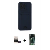 MARSİLYAN™- iPhone 14 Pro Max Kılıf Vadi Çizgi Prime - Şeffaf 360 Full Body Arka Koruyucu + Siyah Bilvis Titan Kamera Lens