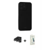 MARSİLYAN™- iPhone 14 Pro Max Kılıf Vadi Çizgi Prime - Şeffaf Pasifik Cam Ekran Koruyucu + Raze Metal Kamera Lens - GS