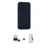 MARSİLYAN™- iPhone 14 Pro Max Kılıf Vadi Çizgi Prime - Şeffaf Pasifik Cam Ekran Koruyucu + Bilvis Titan Kamera Lens - SH