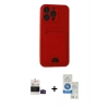 MARSİLYAN™- iPhone 14 Pro Max Kılıf Vadi Çizgi Prime - Şeffaf Royal Nano Ekran Koruyucu + Bilvis Titan Kamera Lens - SH