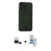 MARSİLYAN™- iPhone 14 Pro Max Kılıf Vadi Çizgi Prime - Şeffaf Royal Nano Ekran Koruyucu + Bilvis Titan Kamera Lens - SH
