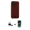 MARSİLYAN™- iPhone 14 Pro Max Kılıf Vadi Çizgi Prime - Siyah 360 Mat Full Body Arka Koruyucu + Bilvis Titan Kamera Lens - DNMR