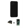 MARSİLYAN™- iPhone 14 Pro Max Kılıf Vadi Çizgi Prime - Siyah 360 Mat Full Body Arka Koruyucu + Raze Metal Kamera Lens - GD