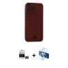 MARSİLYAN™- iPhone 14 Pro Max Kılıf Vadi Çizgi Prime - Siyah 3D Antistatik Cam Ekran Koruyucu + Bilvis Titan Kamera Lens - GS