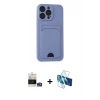 MARSİLYAN™- iPhone 14 Pro Max Kılıf Vadi Çizgi Prime - Siyah 3D Antistatik Cam Ekran Koruyucu + Bilvis Titan Kamera Lens - GS