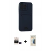 MARSİLYAN™- iPhone 14 Pro Max Kılıf Vadi Çizgi Prime - Siyah 6D Mat Seramik Hayalet Nano Ekran Koruyucu + Bilvis Titan Kamera Lens - SH