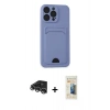 MARSİLYAN™- iPhone 14 Pro Max Kılıf Vadi Çizgi Prime - Siyah 6D Mat Seramik Hayalet Nano Ekran Koruyucu + Raze Metal Kamera Lens - GS