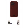 MARSİLYAN™- iPhone 14 Pro Max Kılıf Vadi Çizgi Prime - Siyah Bilvis 3D Mat Cam Ekran Koruyucu + Bilvis Titan Kamera Lens - GD