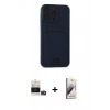 MARSİLYAN™- iPhone 14 Pro Max Kılıf Vadi Çizgi Prime - Siyah Bilvis 3D Mat Cam Ekran Koruyucu + Bilvis Titan Kamera Lens - GD