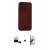 MARSİLYAN™- iPhone 14 Pro Max Kılıf Vadi Çizgi Prime - Siyah Bilvis 3D Mat Cam Ekran Koruyucu + Bilvis Titan Kamera Lens - DNMR