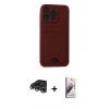 MARSİLYAN™- iPhone 14 Pro Max Kılıf Vadi Çizgi Prime - Siyah Bilvis 3D Mat Cam Ekran Koruyucu + Raze Metal Kamera Lens - GS