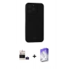 MARSİLYAN™- iPhone 14 Pro Max Kılıf Vadi Çizgi Prime - Siyah Bilvis 5in1 3D Magic Cam Ekran Koruyucu + Bilvis Titan Kamera Lens - DNMR