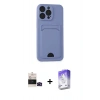MARSİLYAN™- iPhone 14 Pro Max Kılıf Vadi Çizgi Prime - Siyah Bilvis 5in1 3D Magic Cam Ekran Koruyucu + Bilvis Titan Kamera Lens - SH