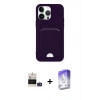 MARSİLYAN™- iPhone 14 Pro Max Kılıf Vadi Çizgi Prime - Siyah Bilvis 5in1 3D Magic Cam Ekran Koruyucu + Bilvis Titan Kamera Lens - DNMR