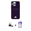 MARSİLYAN™- iPhone 14 Pro Max Kılıf Vadi Çizgi Prime - Siyah Bilvis 5in1 3D Magic Cam Ekran Koruyucu + Gold Bilvis Titan Kamera Lens