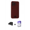 MARSİLYAN™- iPhone 14 Pro Max Kılıf Vadi Çizgi Prime - Siyah Bilvis 5in1 3D Magic Cam Ekran Koruyucu + Gümüş Raze Metal Kamera Lens