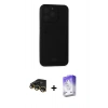 MARSİLYAN™- iPhone 14 Pro Max Kılıf Vadi Çizgi Prime - Siyah Bilvis 5in1 3D Magic Cam Ekran Koruyucu + Raze Metal Kamera Lens - GD