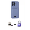 MARSİLYAN™- iPhone 14 Pro Max Kılıf Vadi Çizgi Prime - Siyah Bilvis 5in1 5D Magic Hayalet Cam Ekran Koruyucu + Bilvis Titan Kamera Lens - GD