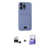 MARSİLYAN™- iPhone 14 Pro Max Kılıf Vadi Çizgi Prime - Siyah Bilvis 5in1 5D Magic Hayalet Cam Ekran Koruyucu + Bilvis Titan Kamera Lens - DNMR