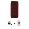 MARSİLYAN™- iPhone 14 Pro Max Kılıf Vadi Çizgi Prime - Siyah Bilvis Hayalet Cam Ekran Koruyucu + Bilvis Titan Kamera Lens - DNMR