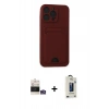 MARSİLYAN™- iPhone 14 Pro Max Kılıf Vadi Çizgi Prime - Siyah Bilvis Hayalet Cam Ekran Koruyucu + Bilvis Titan Kamera Lens - GS