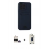 MARSİLYAN™- iPhone 14 Pro Max Kılıf Vadi Çizgi Prime - Siyah Bilvis Hayalet Cam Ekran Koruyucu + Bilvis Titan Kamera Lens - GS