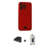MARSİLYAN™- iPhone 14 Pro Max Kılıf Vadi Çizgi Prime - Siyah Bilvis Hayalet Cam Ekran Koruyucu + Raze Metal Kamera Lens - GS