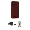 MARSİLYAN™- iPhone 14 Pro Max Kılıf Vadi Çizgi Prime - Siyah Bilvis Hayalet Cam Ekran Koruyucu + Raze Metal Kamera Lens - GS