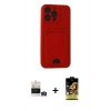 MARSİLYAN™- iPhone 14 Pro Max Kılıf Vadi Çizgi Prime - Siyah Buffer Cam Ekran Koruyucu + Bilvis Titan Kamera Lens - GD