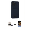 MARSİLYAN™- iPhone 14 Pro Max Kılıf Vadi Çizgi Prime - Siyah Buffer Hayalet Cam Ekran Koruyucu + Bilvis Titan Kamera Lens - SH