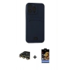 MARSİLYAN™- iPhone 14 Pro Max Kılıf Vadi Çizgi Prime - Siyah Buffer Hayalet Cam Ekran Koruyucu + Raze Metal Kamera Lens - GD