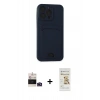MARSİLYAN™- iPhone 14 Pro Max Kılıf Vadi Çizgi Prime - Siyah Mat Seramik Nano Ekran Koruyucu + Bilvis Titan Kamera Lens - DNMR