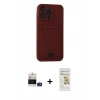 MARSİLYAN™- iPhone 14 Pro Max Kılıf Vadi Çizgi Prime - Siyah Mat Seramik Nano Ekran Koruyucu + Bilvis Titan Kamera Lens - DNMR