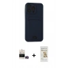 MARSİLYAN™- iPhone 14 Pro Max Kılıf Vadi Çizgi Prime - Siyah Mat Seramik Nano Ekran Koruyucu + Gold Bilvis Titan Kamera Lens