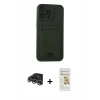 MARSİLYAN™- iPhone 14 Pro Max Kılıf Vadi Çizgi Prime - Siyah Mat Seramik Nano Ekran Koruyucu + Raze Metal Kamera Lens - GS